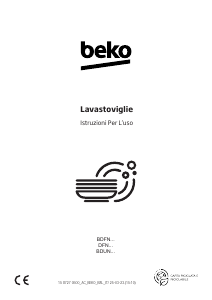 Manuale BEKO BDFN36560XC Lavastoviglie