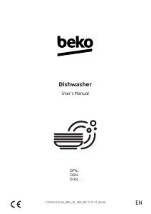 Manual BEKO DFN26420WAD Dishwasher