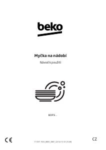 Manuál BEKO DFS 26020 X Myčka na nádobí