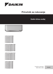Priručnik Daikin CTXA15A2V1BT Klimatizacijski uređaj