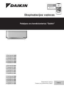 Vadovas Daikin CTXA15C2V1BB Oro kondicionierius