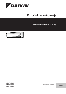 Priručnik Daikin CTXF25C5V1B Klimatizacijski uređaj