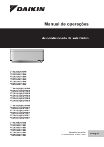 Manual Daikin FTXA20A2V1BS Ar condicionado