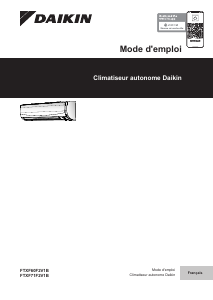 Mode d’emploi Daikin FTXF42F5V1B Climatiseur