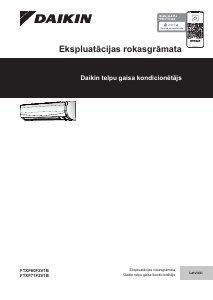 Rokasgrāmata Daikin FTXF71F2V1B Gaisa kondicionētājs