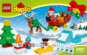 Brugsanvisning Lego set 10837 Duplo Julemandens juleferie