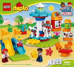 Manual Lego set 10841 Duplo Feira de diversões em familia