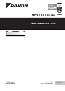 Návod Daikin FTXM25A2V1B Klimatizácia