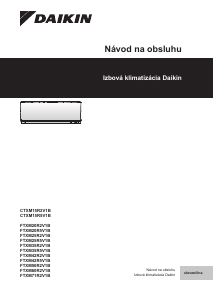 Návod Daikin FTXM35R2V1B Klimatizácia