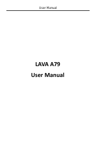 Bruksanvisning Lava A79 Mobiltelefon