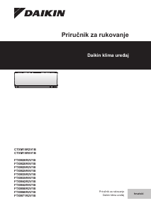 Priručnik Daikin FTXM71R2V1B Klimatizacijski uređaj