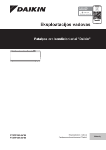 Vadovas Daikin FTXTP25A5V1B Oro kondicionierius