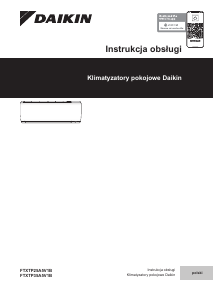 Instrukcja Daikin FTXTP25A5V1B Klimatyzator