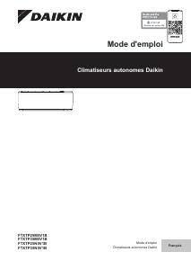 Mode d’emploi Daikin FTXTP25N5V1B Climatiseur