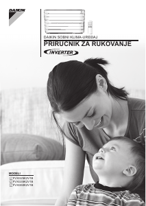 Priručnik Daikin FVXG50K2V1B Klimatizacijski uređaj