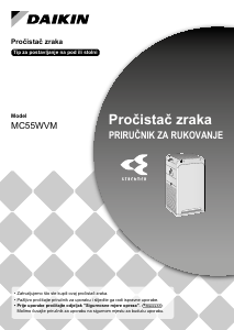 Priručnik Daikin MC55WVM Pročišćivač zraka