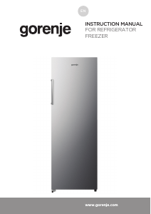 Manual Gorenje FN617EES5 Freezer