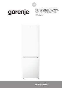 Manual Gorenje NRK418EEW4 Fridge-Freezer