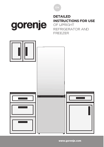 Manual Gorenje NRK6192ABK4 Fridge-Freezer