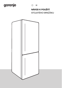 Manuál Gorenje NRK619CA2XL4 Lednice s mrazákem