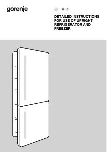 Manual Gorenje NRKI519E41 Fridge-Freezer