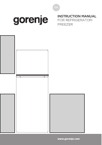 Manual Gorenje RF4142PW4 Fridge-Freezer