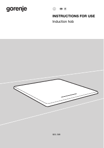 Manual Gorenje GI6401BSCOT Hob