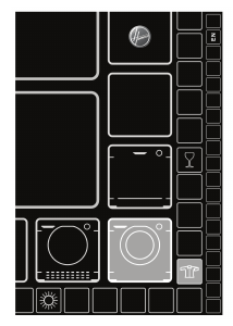 Manual Hoover H7D 4128MBC8-S Washer-Dryer