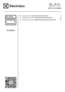 Vadovas Electrolux KVLBE08H Mikrobangų krosnelė