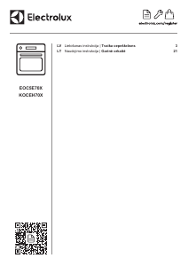 Rokasgrāmata Electrolux EOC5E70X Cepeškrāsns
