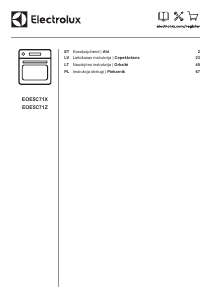Rokasgrāmata Electrolux EOE5C71Z Cepeškrāsns