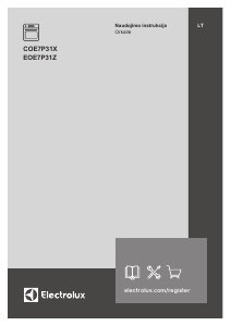 Vadovas Electrolux EOE7P31Z Orkaitė