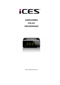 Handleiding ICES ICR-232 Wekkerradio
