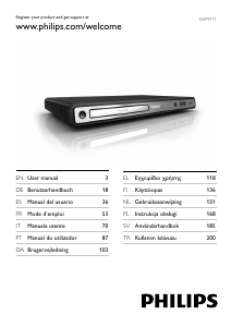 Käyttöohje Philips DVP3111 DVD-soitin