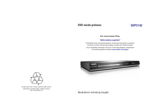 Vadovas Philips DVP3142 DVD leistuvas