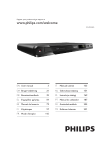 Bedienungsanleitung Philips DVP3580 DVD-player