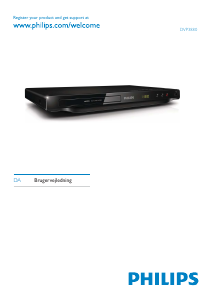 Brugsanvisning Philips DVP3880 DVD afspiller