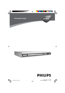 Kullanım kılavuzu Philips DVP520 DVD oynatıcısı