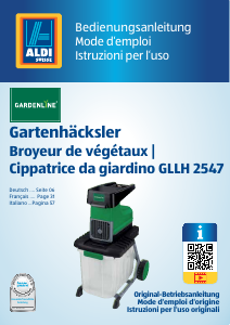 Mode d’emploi Gardenline GLLH 2547 Broyeur à végétaux