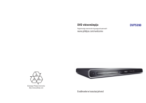 Kasutusjuhend Philips DVP5990 DVD-mängija