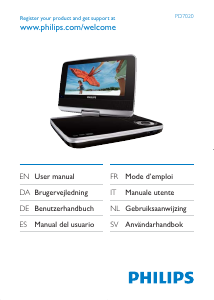 Manual Philips PD7020 DVD Player