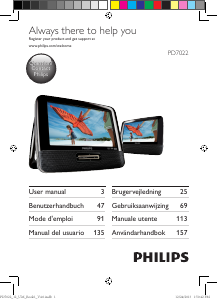 Bedienungsanleitung Philips PD7022 DVD-player