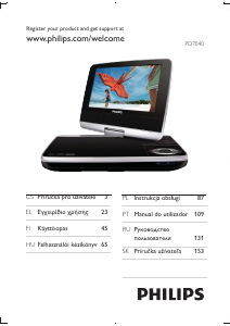 Návod Philips PD7040 DVD prehrávač