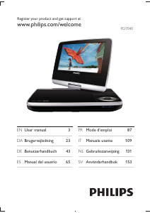 Brugsanvisning Philips PD7040 DVD afspiller