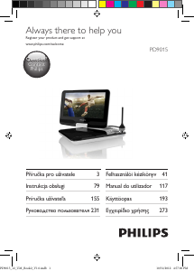 Käyttöohje Philips PD9015 DVD-soitin