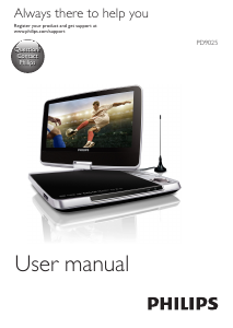 Manual Philips PD9025 DVD Player
