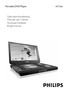 Manuale Philips PET100 Lettore DVD