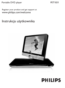 Instrukcja Philips PET1031 Odtwarzacz DVD