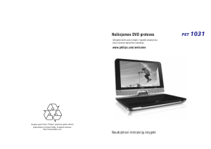 Vadovas Philips PET1031 DVD leistuvas