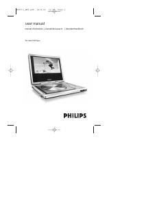 Manual de uso Philips PET710 Reproductor DVD